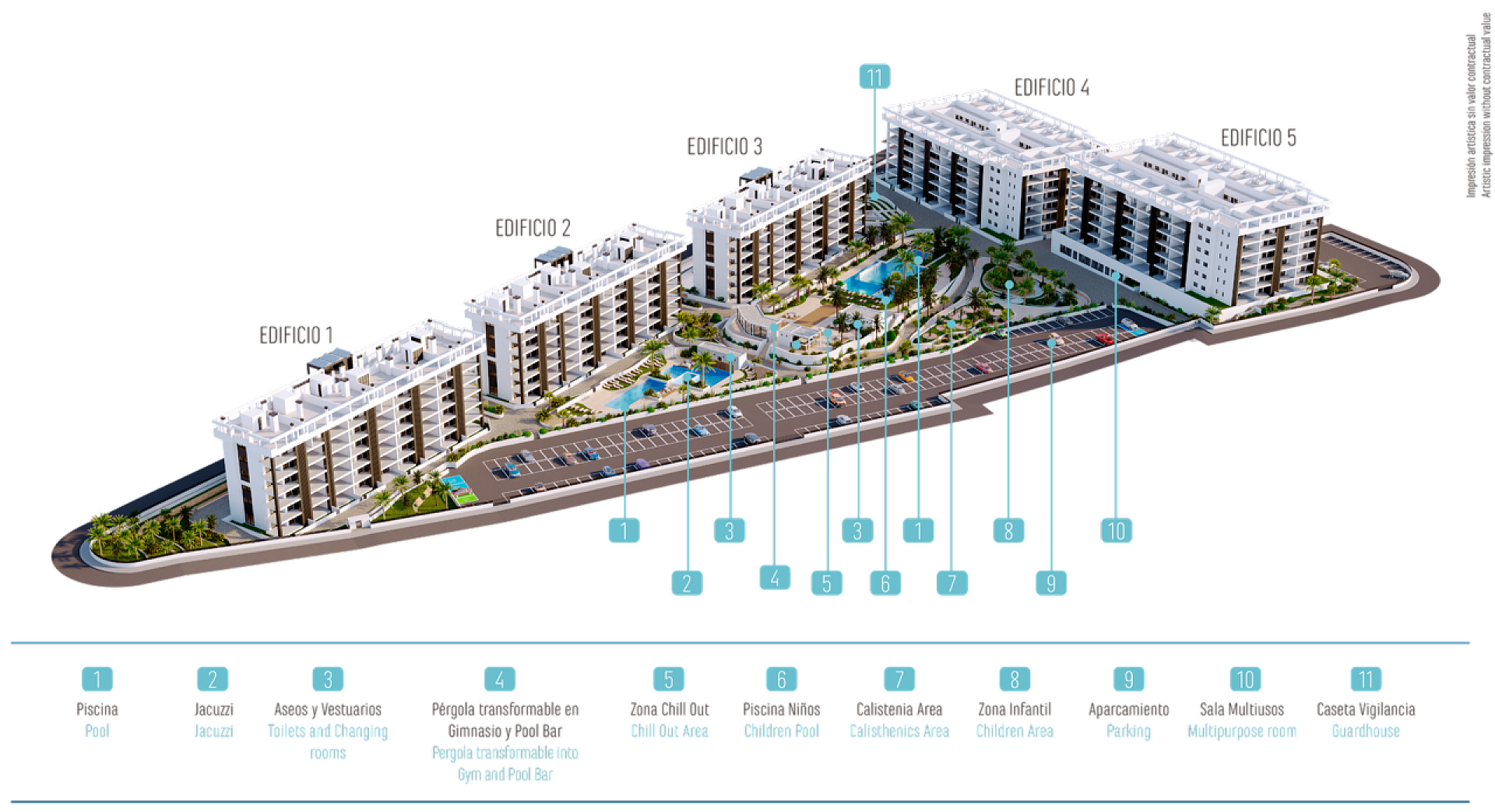 Pirkt jaunu dzīvokli Torreviejā, Spānijā – Eden Beach komplekss piedāvā modernus dzīvokļus pie jūras La Mata. Jauni īpašumi ar baseiniem, SPA un plašām terasēm pārdošanā.