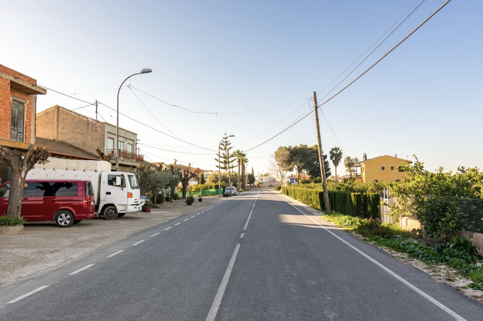 Pirkt māju Spānijā - Rafalas perifērijā, Mudamiento apkaimē, Orihuela, ar skatu uz kalniem un citronu lauku.